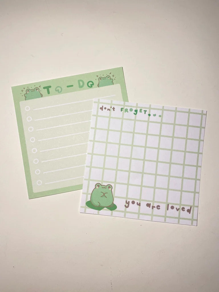 Sammy the Frog Memo Pad