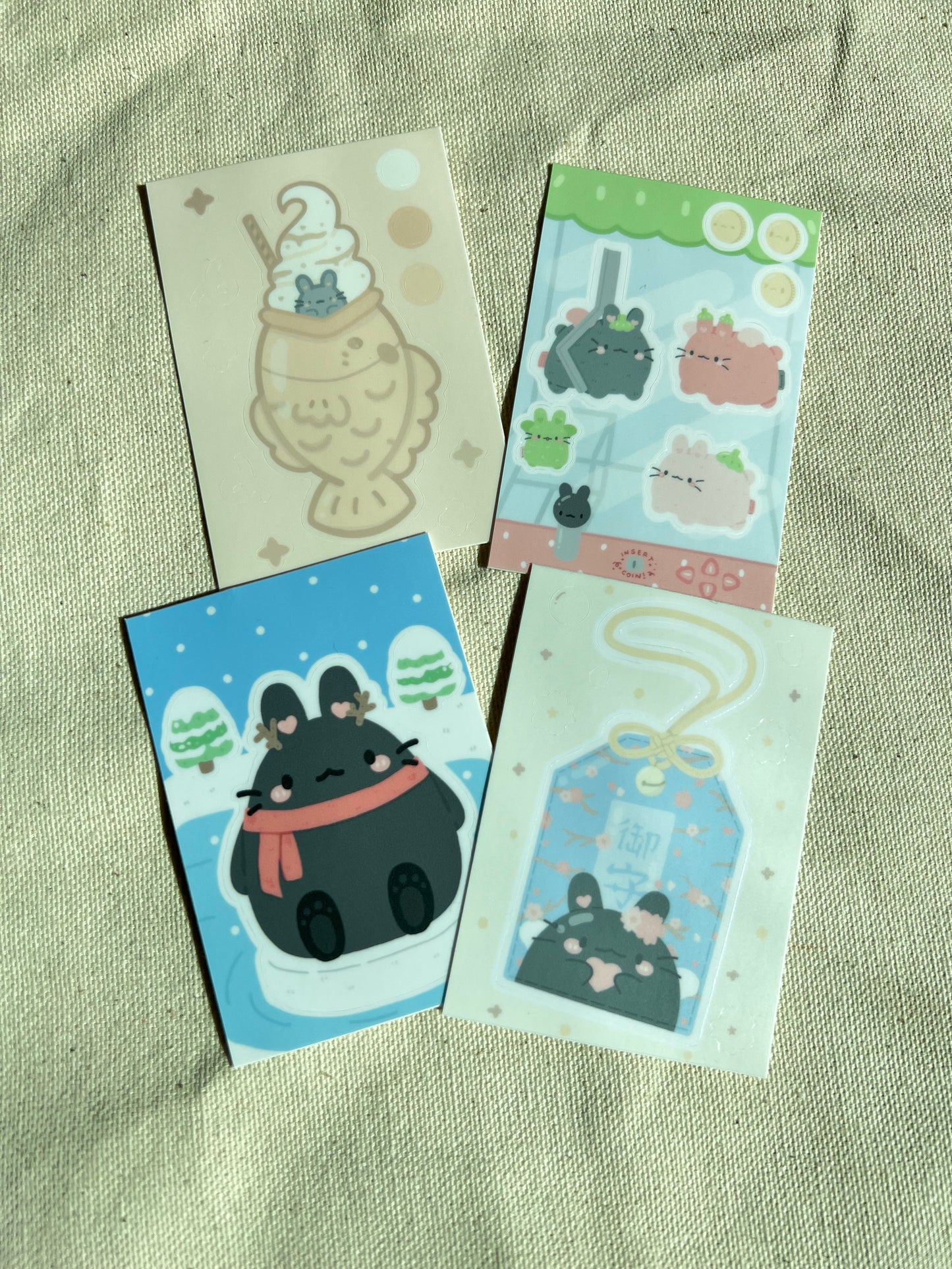 mini vinyl sheet: claw machine