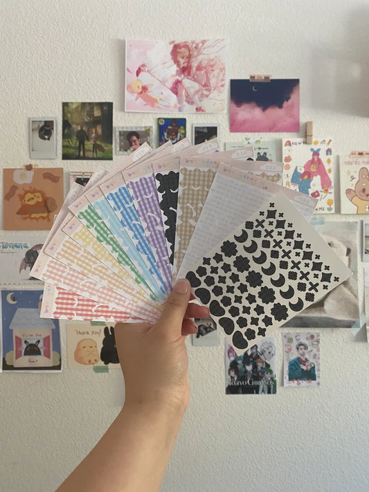 Plaid Mini Deco Shapes