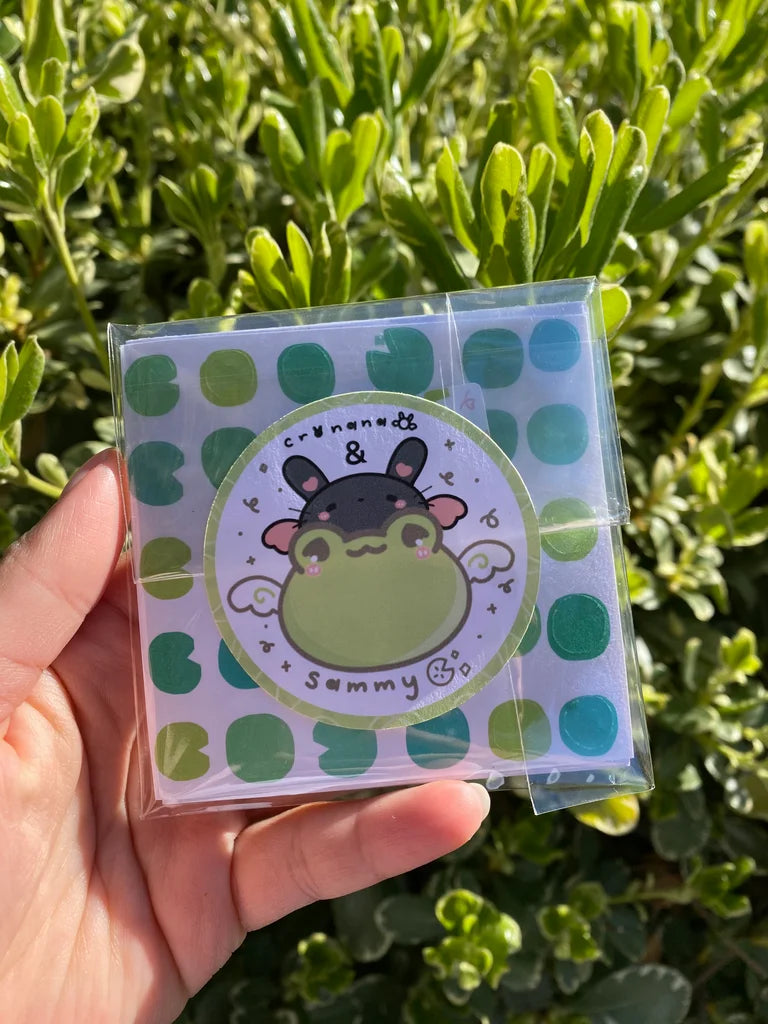 Sammy the Frog Memo Pad