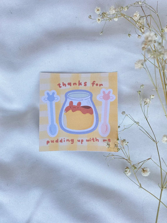 thanks for pudding with me!