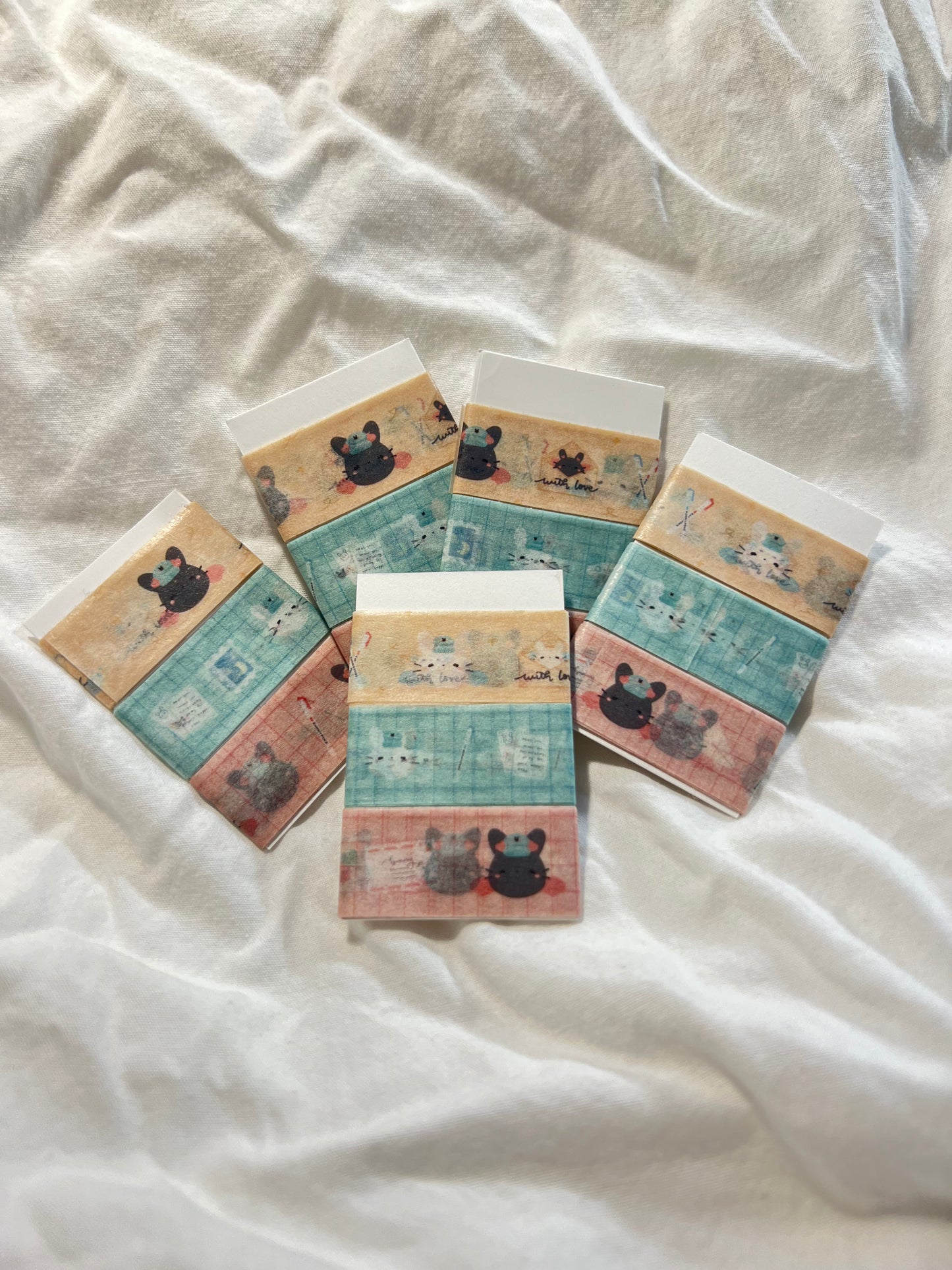 SMALL Washi Mail bunnydragon samples (LIMITED)