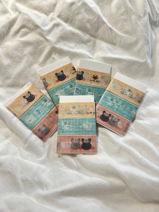 SMALL Washi Mail bunnydragon samples (LIMITED)