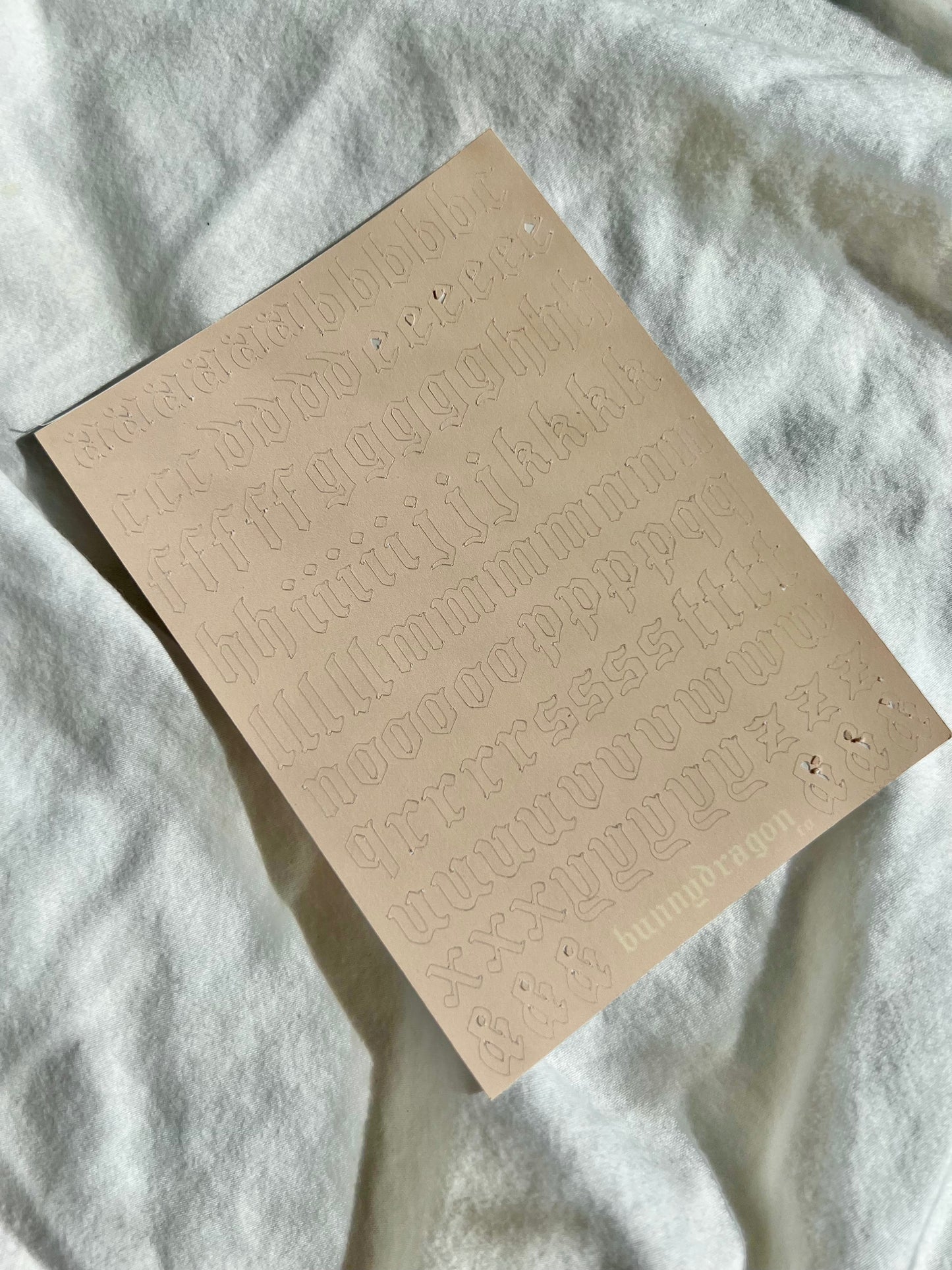 goth vibes lettering