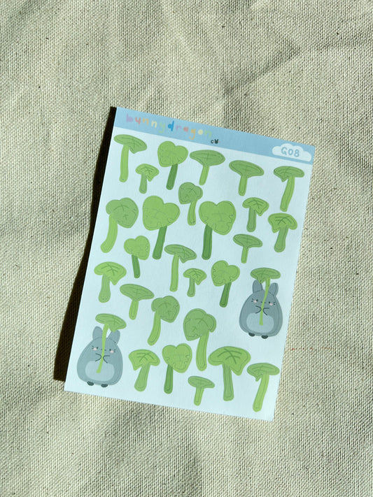 totoro leaves