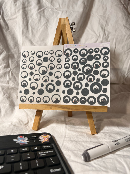 black circle bunnies