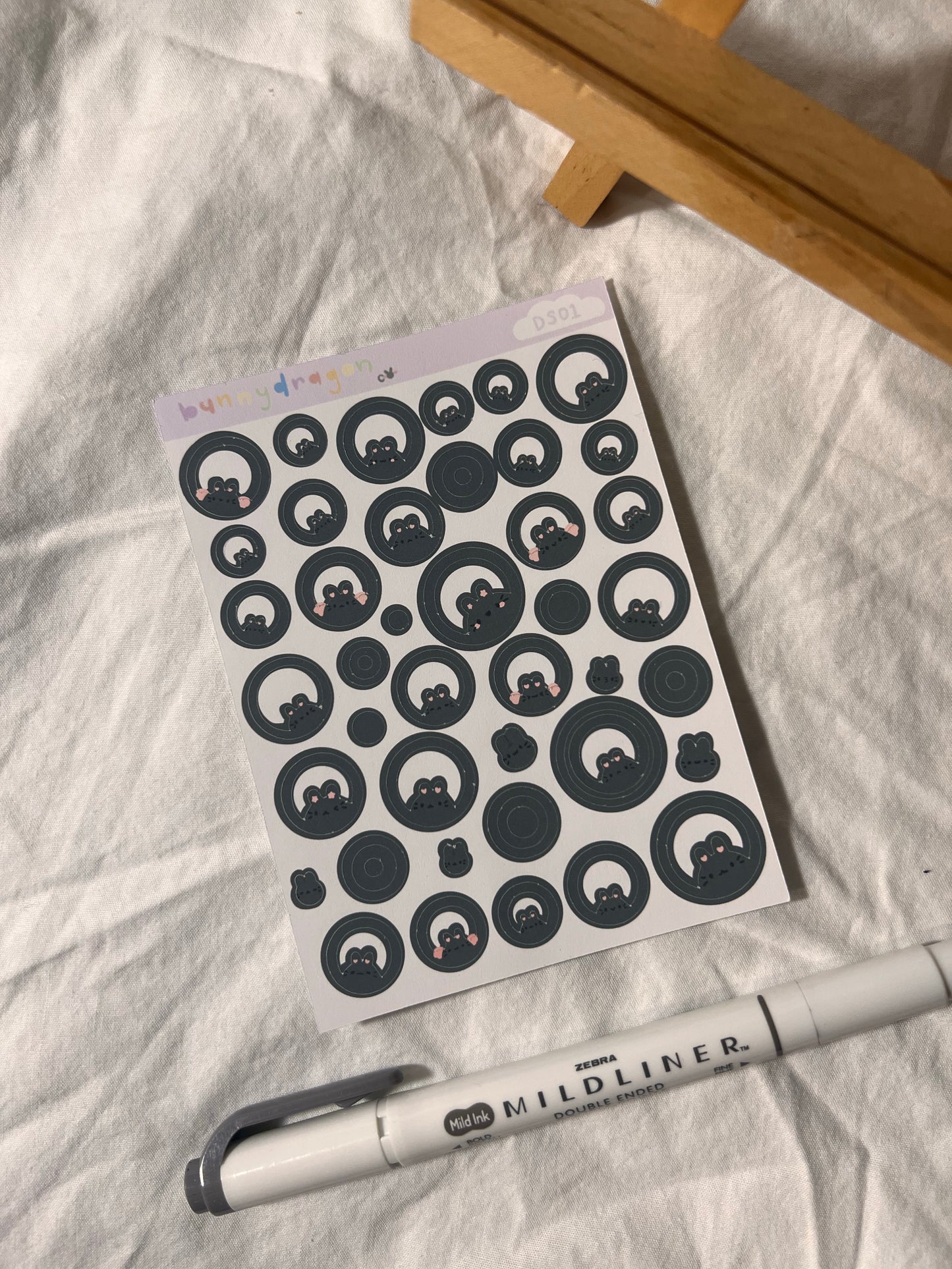 black circle bunnies