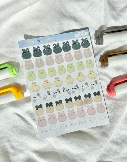 mini borderless animals