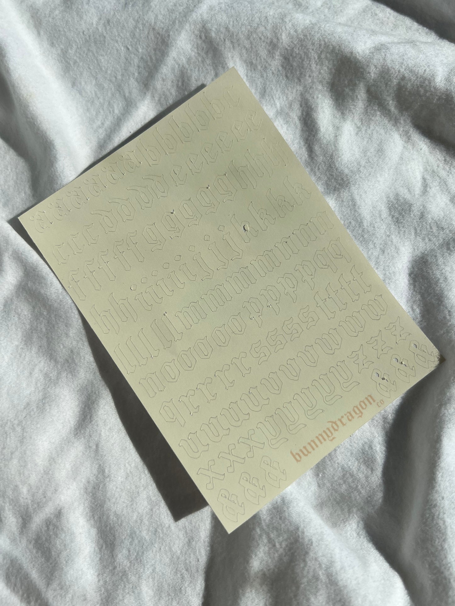 goth vibes lettering