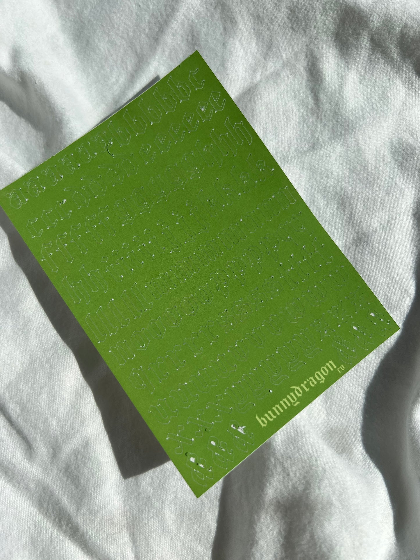 goth vibes lettering